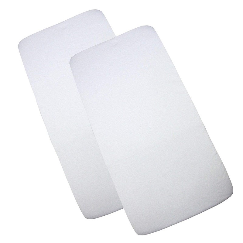 100% Cotton Travel Cot Fitted Sheets 100 x 70 cm