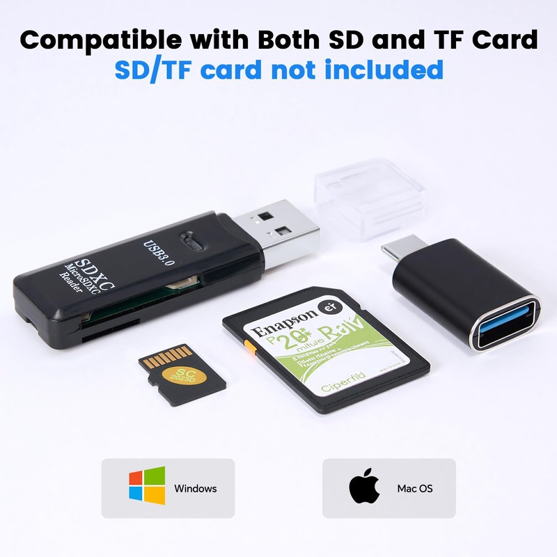 BOBLOV USB 3.0 Memory Card Reader – SD & Micro