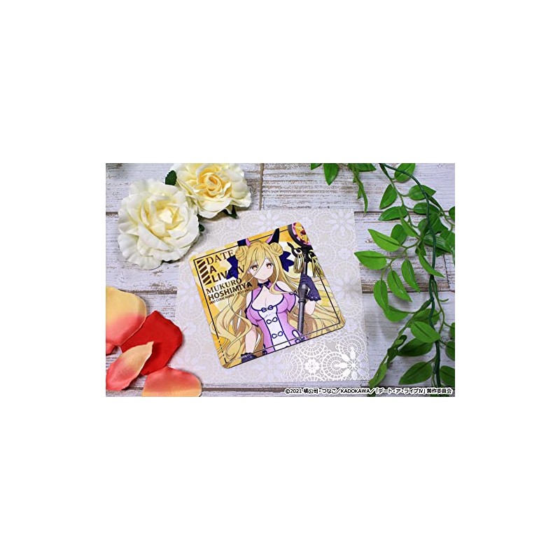Date A Live IV [Hoshimiya Rokuku] Rubber Mat Coaster
