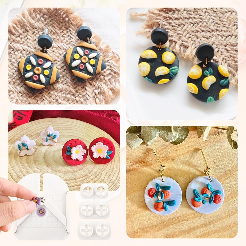 Stud Post Embedding Tools, Clay Earring Tools, DIY Jewelry Sculpting,