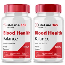 Lifeline 365 Pills Advanced Blood Support Formula Supplement, Lifeline365 Blood Capsules - Maximum Strength, Lifeline 365 All Natural Formula Pills, Lifeline 365 Blood Support Reviews (2 Pack)