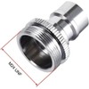 Faucet Adapter for Portable Washer, Chrome Brass, 5/16-27 Male to