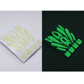 SZZCNOX Glow-in-The-Dark Luminous Stickers, Drone Night Flight Glowing Sticker, Drone Decoration Sticker Decals DIY Accessories Compatible with DJI NEO, Drone Night Flying Fluorescent Stickers Kit