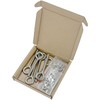 6 Pieces Closed Eye Bolts with Long Handles – Heavy-Duty