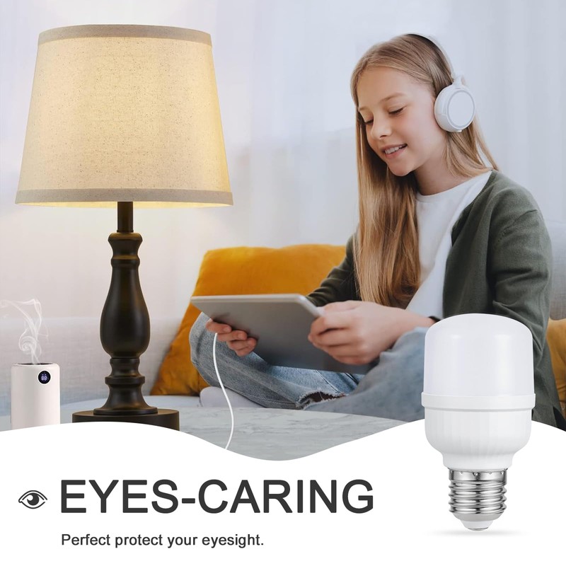 aooshine Dimmable LED Light Bulb 6W 3 Color Temperatures, 3000K/5000K/4000K