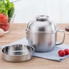 304 Stainless Steel Household Noodles Soup Bowl Food Fruit Container
