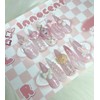 Pink Bunny Bunny Handmade Nail Tips - Square / 핑크바니바니