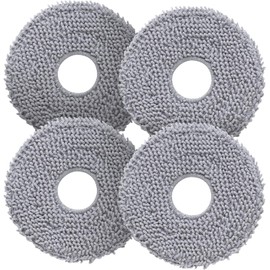 Roborock - Paquete de 4 paños de Microfibra para QV 35A/QV 35S/QR 5T7/QR 598/QR 798/QR T78/Qrevo L/QV 798/QX Revo Plus/QR5980/QR7980/QR7985 Robot Aspirador, Accesorios de Repuesto para trapeador