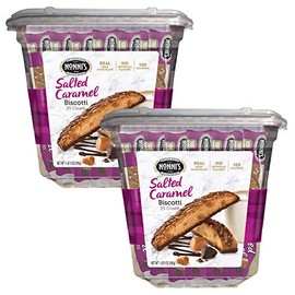 Nonni's Biscotti Value Pack, Salted Caramel, 21 Ounce, Pack of 2