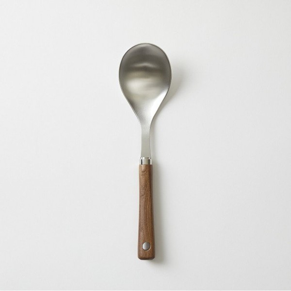 JAJU Wormwood Handle Serving Spoon_24CM, Dark BrownDark Brown_FRFR / 자주