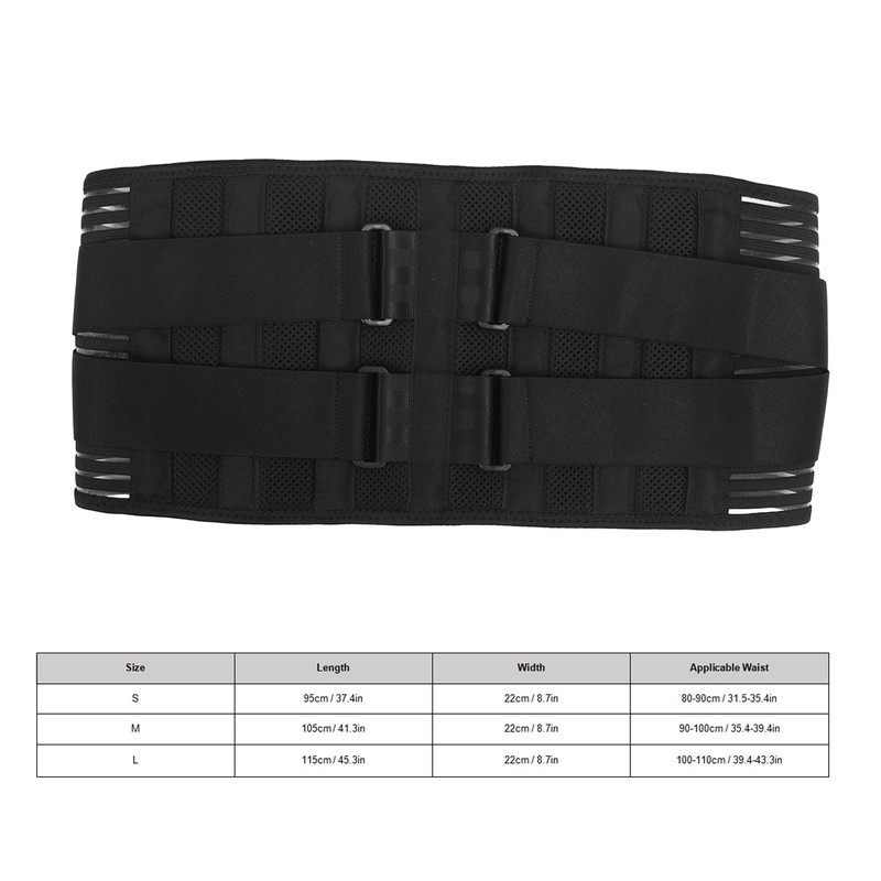 Waist Compression Brace High Elasticity Back Support Protection Belt for