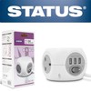 Status 3 Way 1.4 Metre Cube Extension Socket With 3
