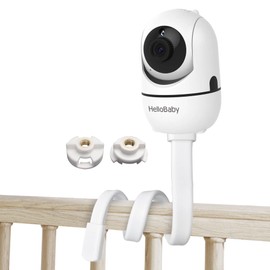 for Hellobaby Monitor Mount fits HB6550/ HB65/ HB6339/ HB40/ HB6081/ HB66/ HB6351 and ANMEATE SM935E, 20 Inch Twist Mount Without Tools or Wall Damage
