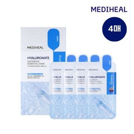 Mediheal Hyaluronic Acid Watermide Essential Mask 4 sheets + 4 sheets (Total 8 sheets) / 메디힐 히알루론산 워터마이드 에센셜 마스크 4매+4매 (총 8매)