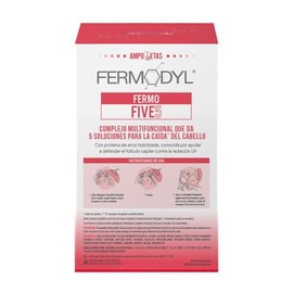 FERMODYL - Anti-caída del cabello. Con proteína de arroz hidrolizada. Tratamiento capilar de 12 ampolletas de 6ml