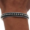 Mayas Gems Braided Cuff with Milgrain