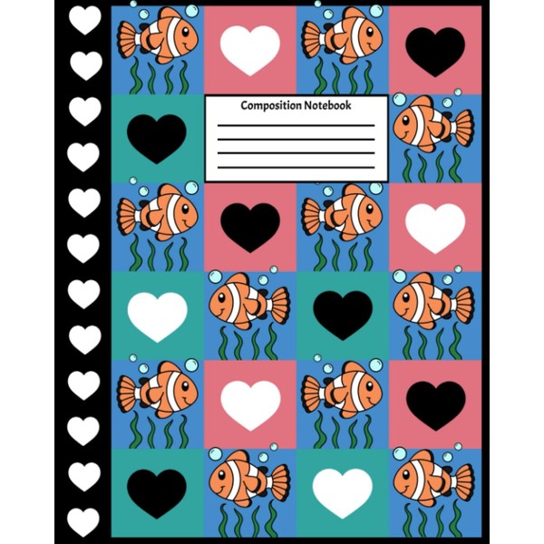 Composition Notebook: Back-to-School Notebook | Wide Ruled | 8 x