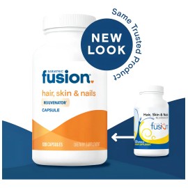 Bariatric Fusion Hair, Skin  Nails Rejuvenator 60 Cpsulas I Suplemento Diettico Post Ciruga Baritrica para el Fortalecimiento del Cabello y Prevencin 