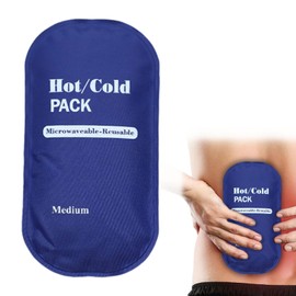 Mini Gel Kühlpads, Kalt Warm Kompressen, Kühlkissen Kalt-Warm Kompresse,Sofortige Kältekompresse,18.5 * 9.5cm, Dunkelblau