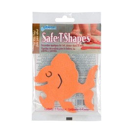 Compac Kids Safe-T-Shapes Goldfish Bath Appliques, 7 Count