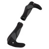 2Pcs Bike Handlebar Grips TPR Rubber Ergonomic Slip Prevention Replacement