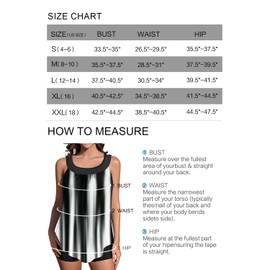 Rekita Flowy Tankini Bathing Suits for Women Swimsuits Tankini Sets for Two Piece Swimwear Tank Top with Boyshorts