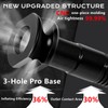 BUCKLOS Tubeless Presta Valve Stem Kit, Black, Aluminum, Universal Fit,