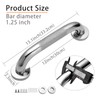 Rackickyer Shower Grab Bar, 2 Pack 12 Inch Bathroom Grab