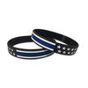 Thin Blue Line American Flag Bracelet (Small 7", 2 Pack)