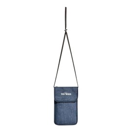 Tatonka Neck Wallet Neck Wallet - Purse for Hanging with Two Zip Compartments and a Large Slip Pocket - Suitable for EU Passports - 14 x 22 x 1 cm - Navy
