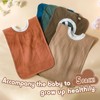 Newwiee Large Muslin Pullover Baby Bibs Full Coverage Toddler Slip