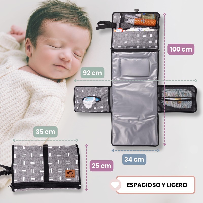 MICU MICU Portable Changing Mat XL with Extra Large Waterproof