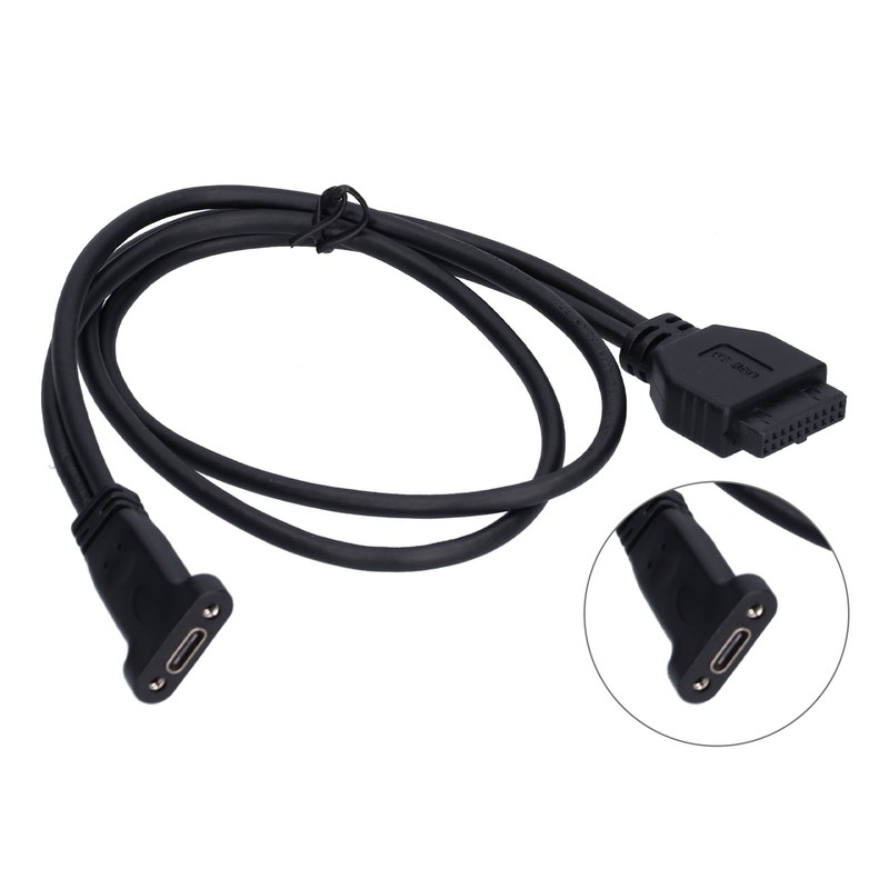 Adapter Cable 19Pin USB 3.0 to External USB TypeC Socket