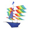 3D Huge Rainbow Sailboat Flying Kite Outdoor Sports Children Kids