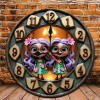 25x25cm Wood Wall Clock that is Also a Puzzle (Pieces