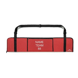 Sportwaves 41" Bat Tube Bag for Baseball and softball (Red)