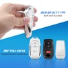 MILD EAST Key Fob Cover for Toyota with Keychain, Soft
