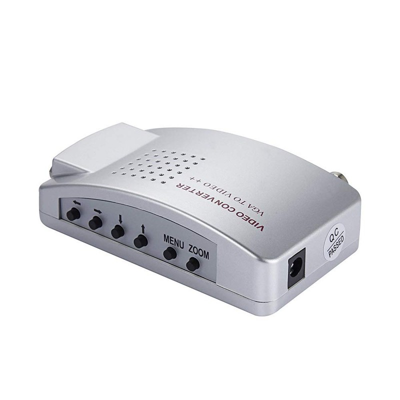axGear VGA to BNC S-Video Converter Box Adapter Coaxial Video