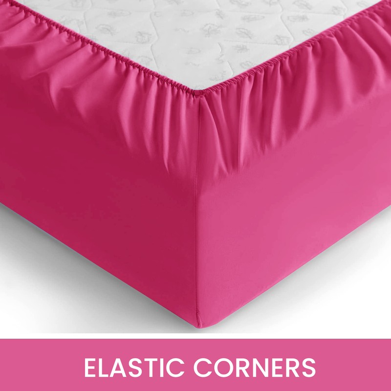 Hafaa King Size Fitted Sheets – Easy Care 25 cm