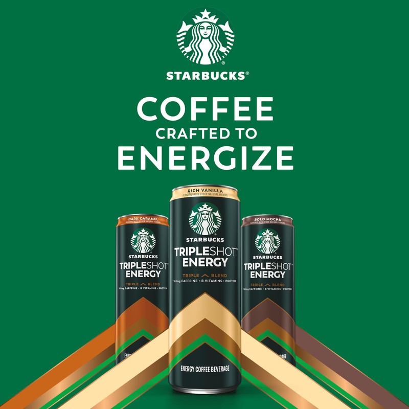 Starbucks Tripleshot Coffee Energy Drink, Rich Vanilla, 11 fl oz