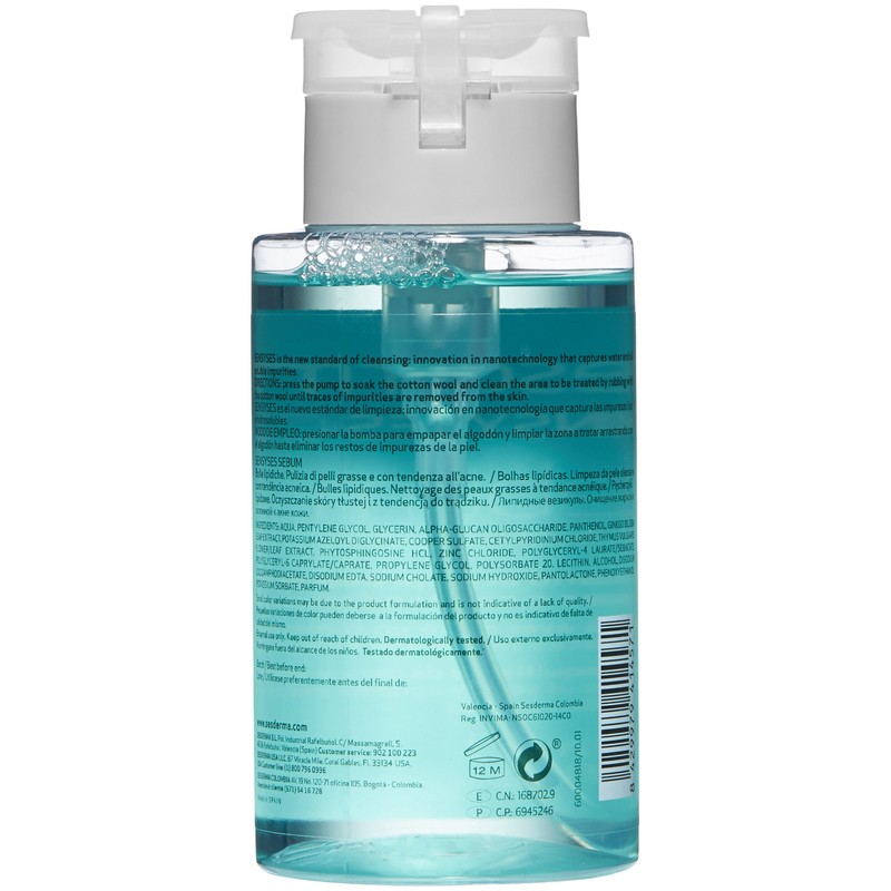 Sesderma Sensyses Cleanser Sebum Makeup Remover, 200 ml