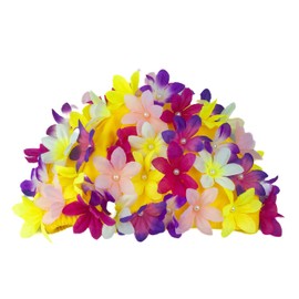 Medifier Petal Swimming Cap Multicolor Elastic Non-Slip Swimming Cap for Women Girls Color 2