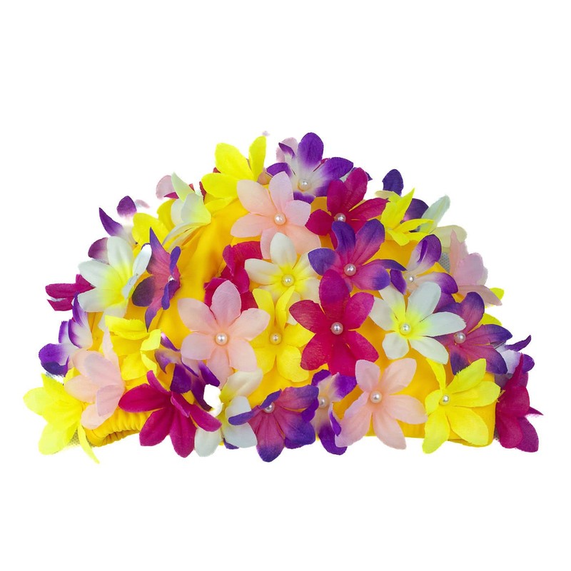Medifier Petal Swimming Cap Multicolor Elastic Non-Slip Swimming Cap for