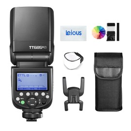 Godox TT685II-F TTL Flash Speedlite GN60 HSS 1/8000s 2.4G Wireless Transmission Compatible for Fuji Cameras X100F X-T2 X-T1 X-T4 X-T5 X-A3 X-E1 X-E2 X-Pro 2 X100T X-T20 X-T10 X-H2