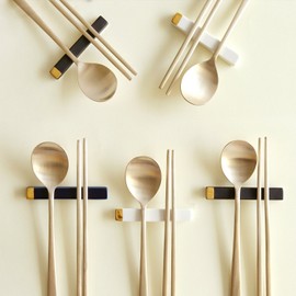 Notdam [Department Store Gift Packaging] 5-piece organic cutlery set + quilted cutlery holder included / 놋담 [백화점 선물포장] 유기수저 5인세트+누빔수저집 포함