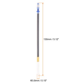 HARFINGTON 100pcs Disappearing Ink Fabric Marker Pen Refills Marking Tracing Tools, Black