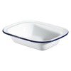 Hairy Bikers Enamelled Cookware, Medium Pie Dish, Steel, PFOA Free,