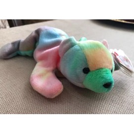 TY Beanie Baby SAMMY the Tie-Dyed Bear Plush Stuffed Animal NWT 6/23/1998