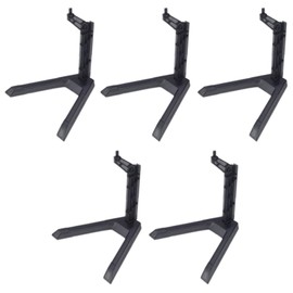 MY MIRONEY Black Action Figure Display 5Pcs Flexible Action Base Holder for 1/144 SD BB Gundam Figure Models