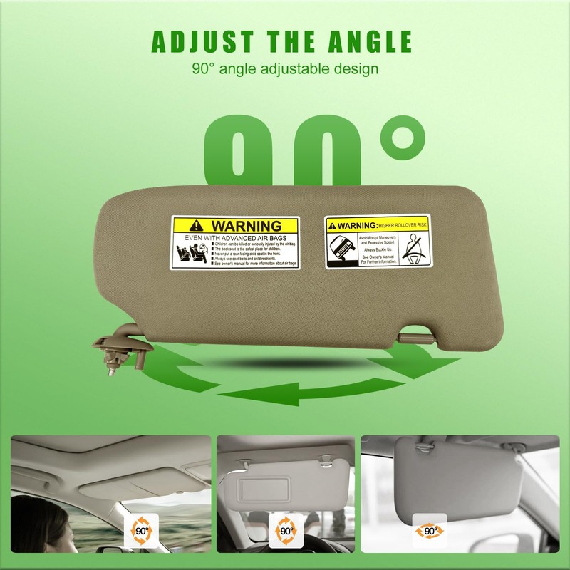 Left Driver Side Sun Visor for Honda CRV 2017 2018